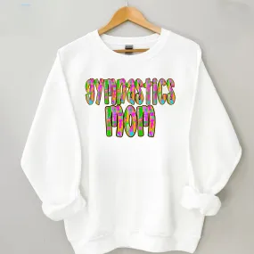 Colorful Gymnastics Mom Sweatshirt