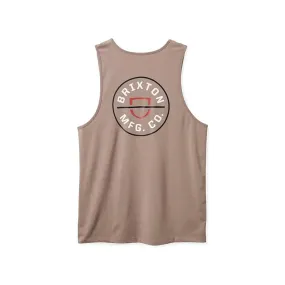 Crest Tank Top Cinder Grey/Off White