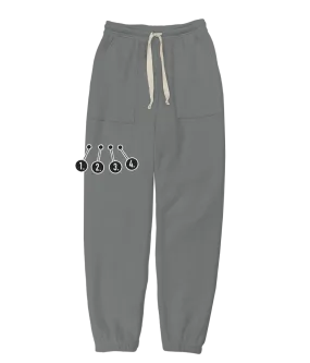 Custom Mini Embroideries Unisex Sweatpants