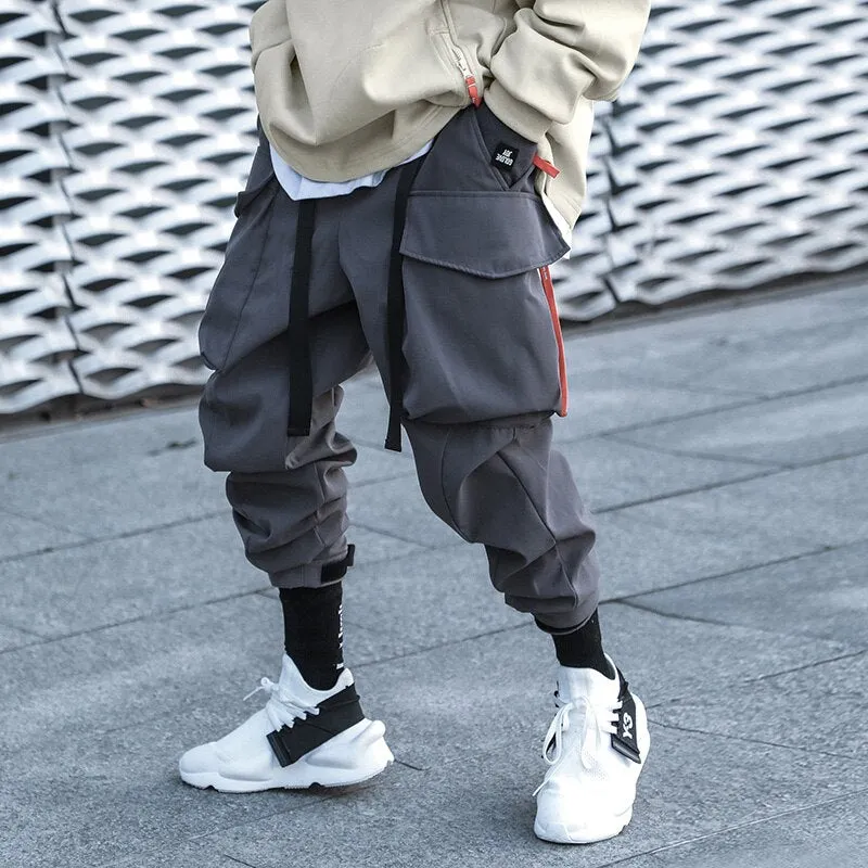 Cyber Mist Cargo Pants - Grey