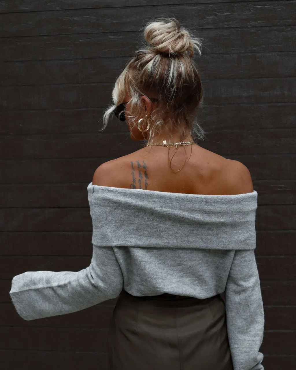 Dreamworld Off The Shoulder Pullover Sweater