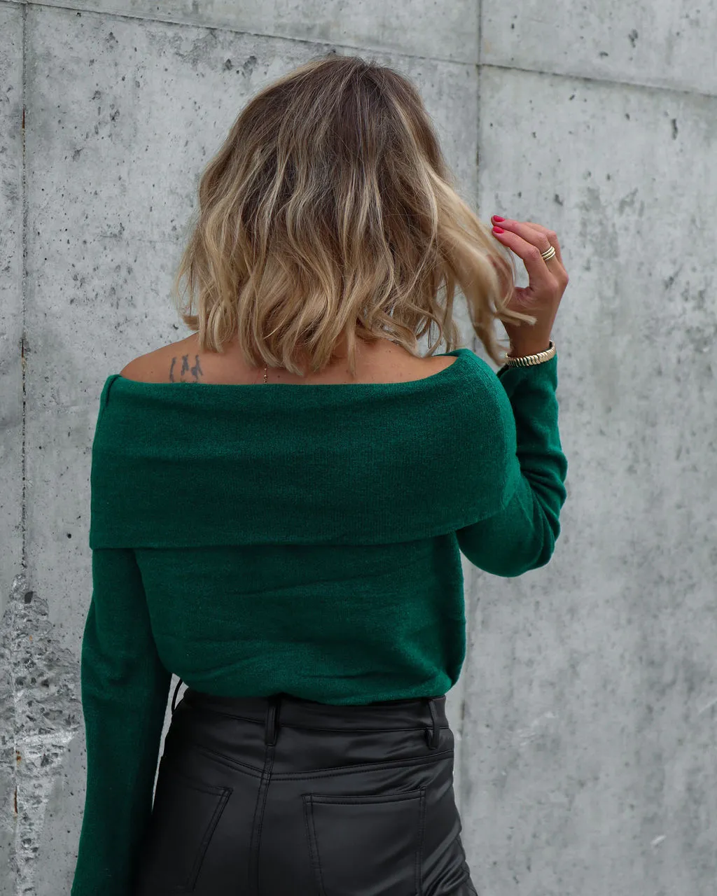 Dreamworld Off The Shoulder Pullover Sweater