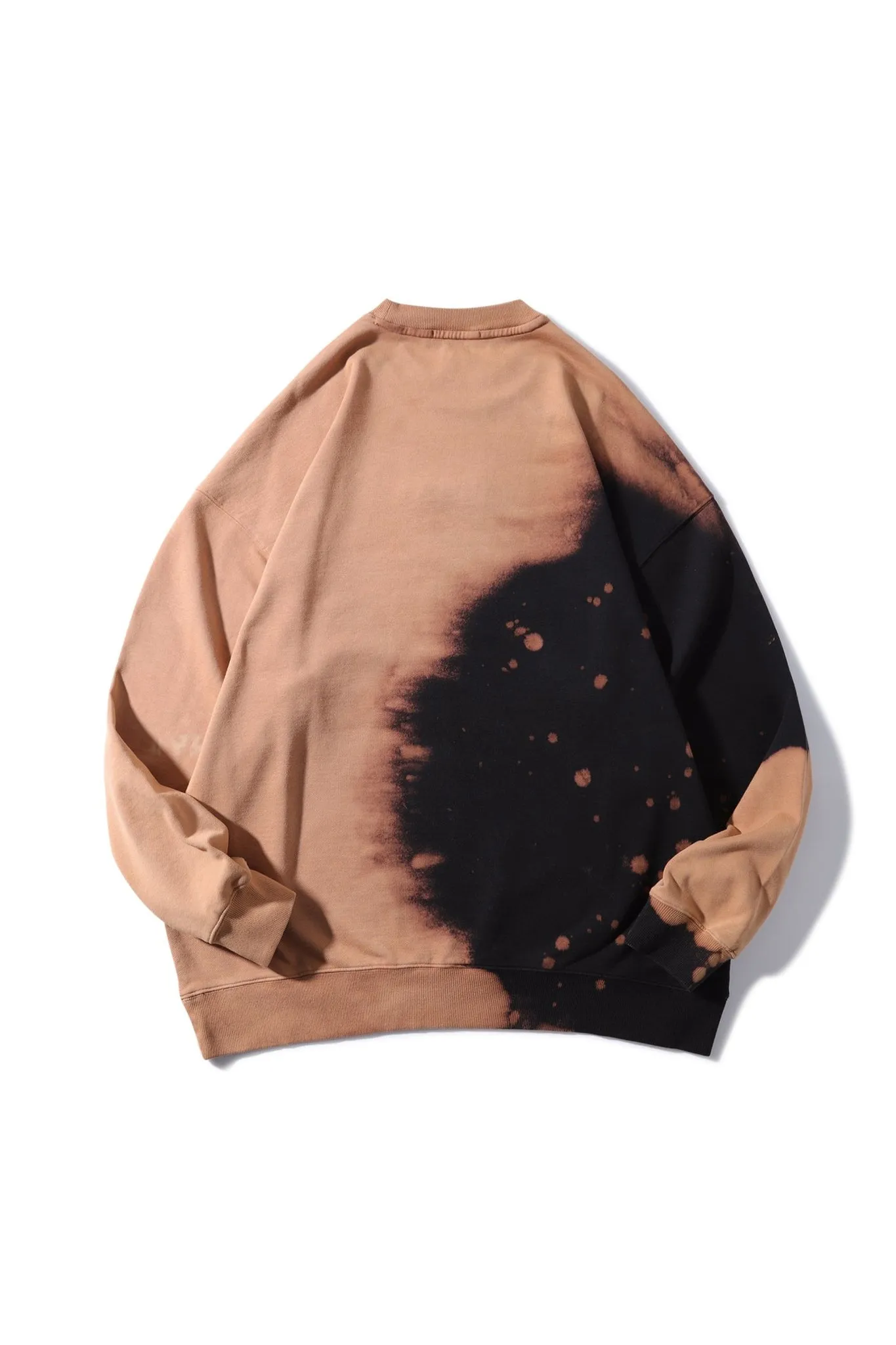 DROP INK CREWNECK CAMEL/BLACK