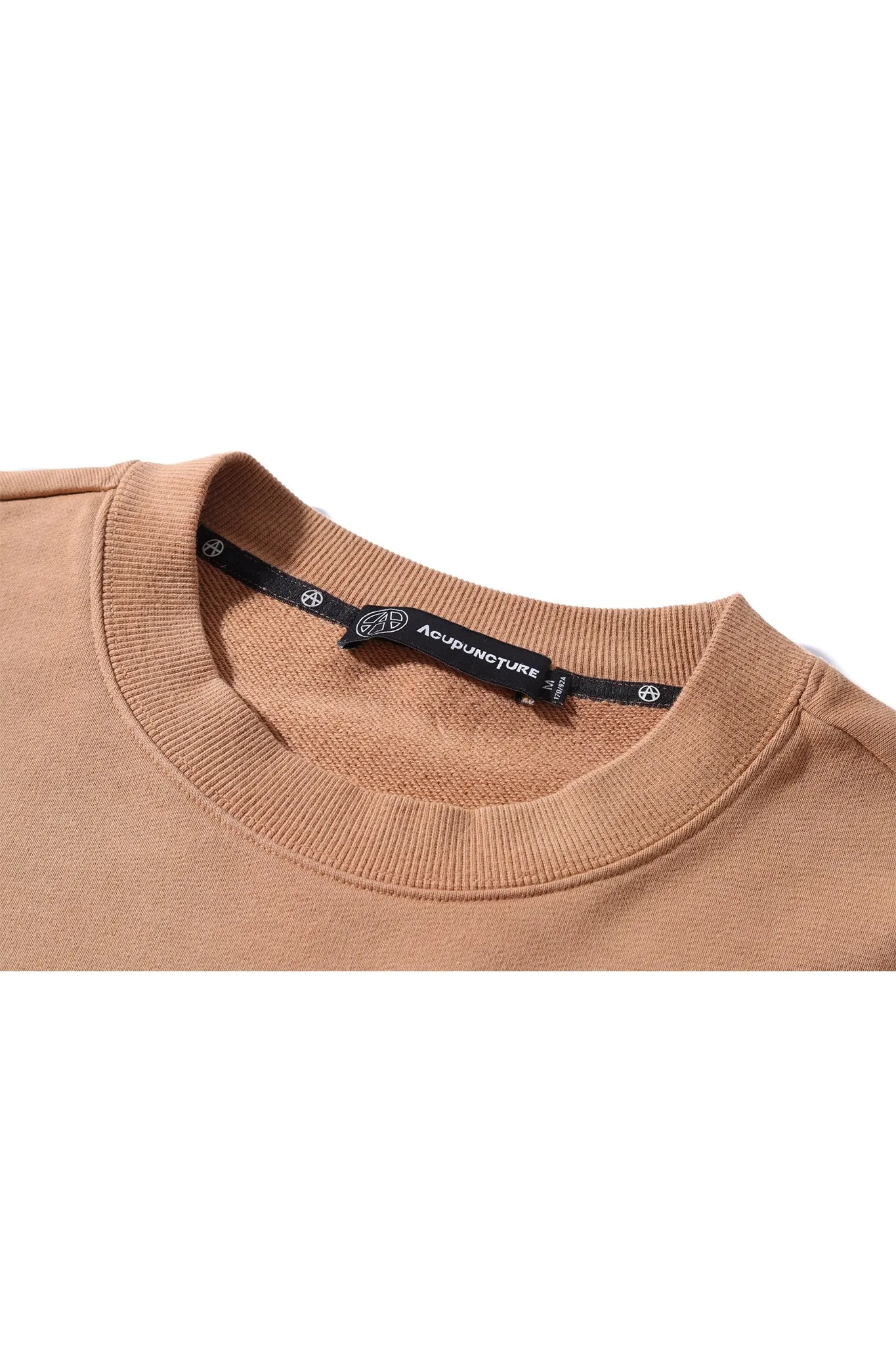 DROP INK CREWNECK CAMEL/BLACK