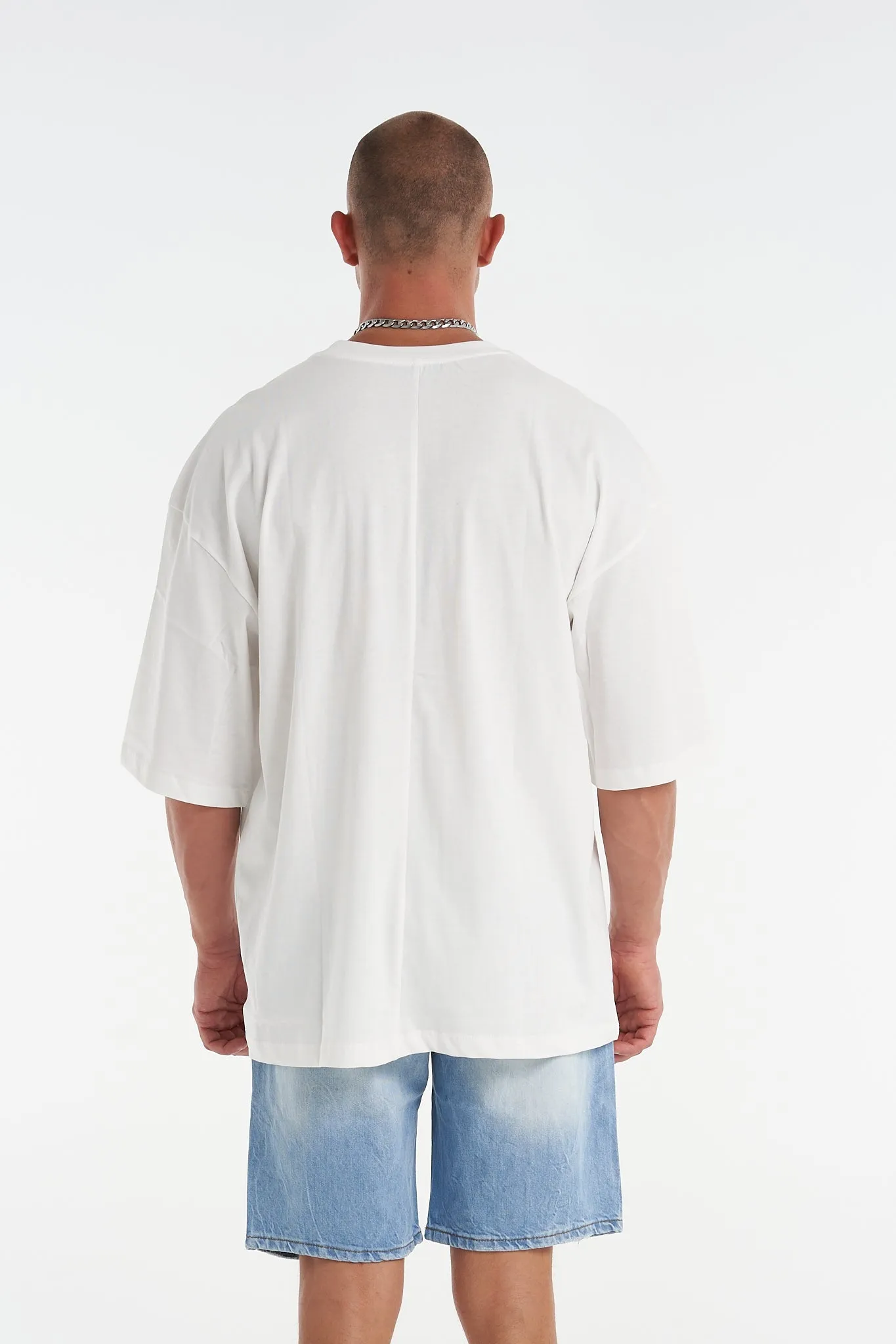 Ecological Sense Oversized Tee White