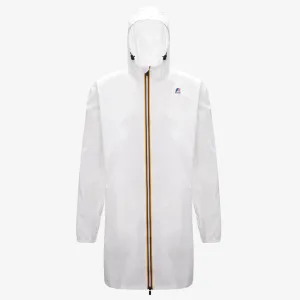 Eiffel - Unisex Waterproof Packable Long Rain Jacket in White