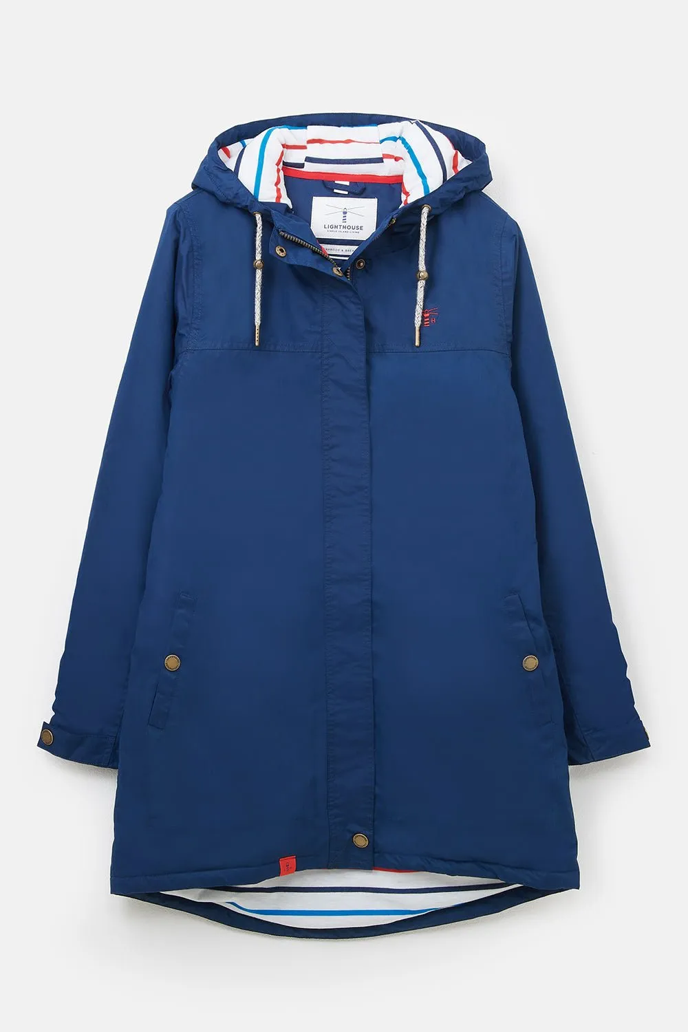 Eva Long Coat - Navy