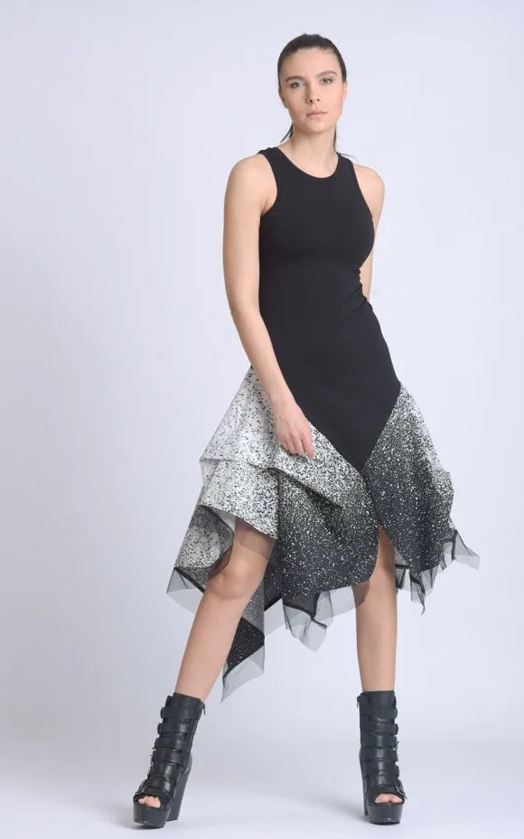 Extravagant Abstract Dress