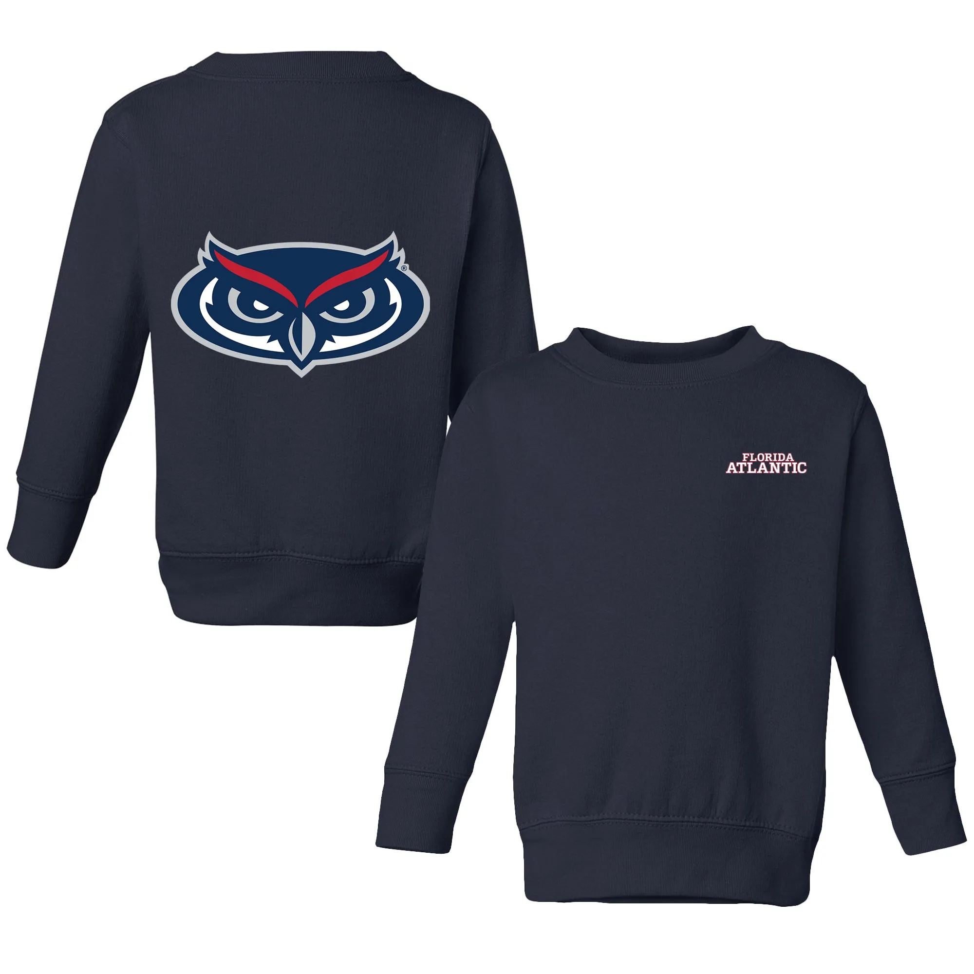 FAU Owls Logo Toddler Crewneck Sweatshirt