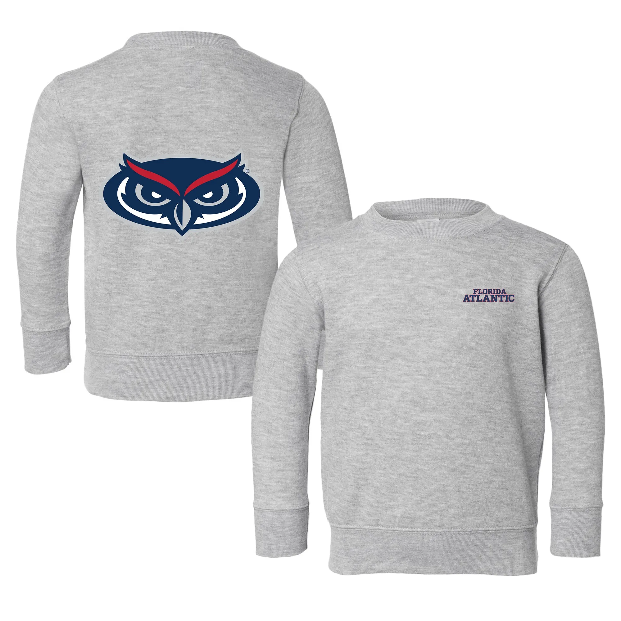 FAU Owls Logo Toddler Crewneck Sweatshirt