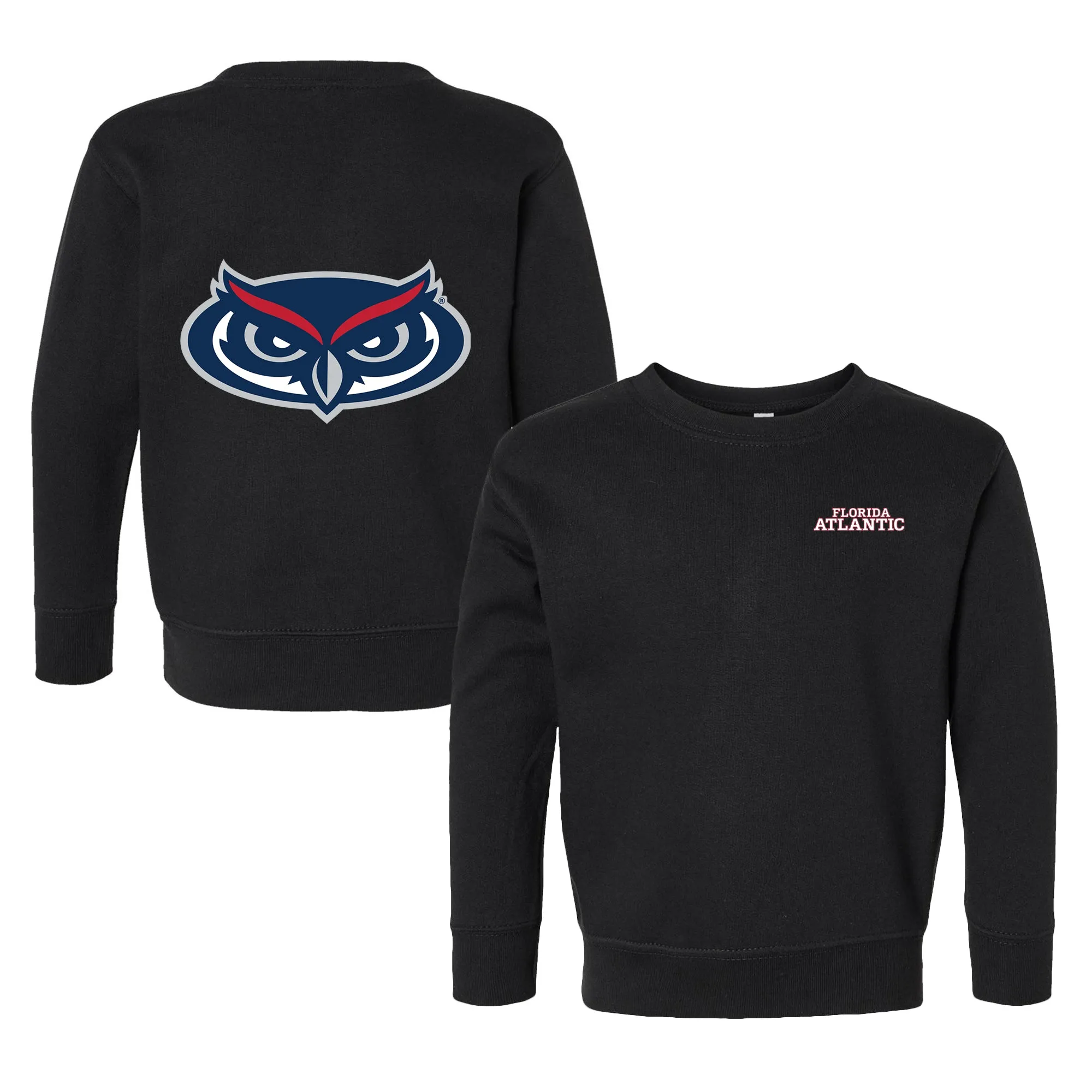 FAU Owls Logo Toddler Crewneck Sweatshirt