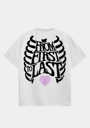 First To Last 240GSM Oversized Tee - White