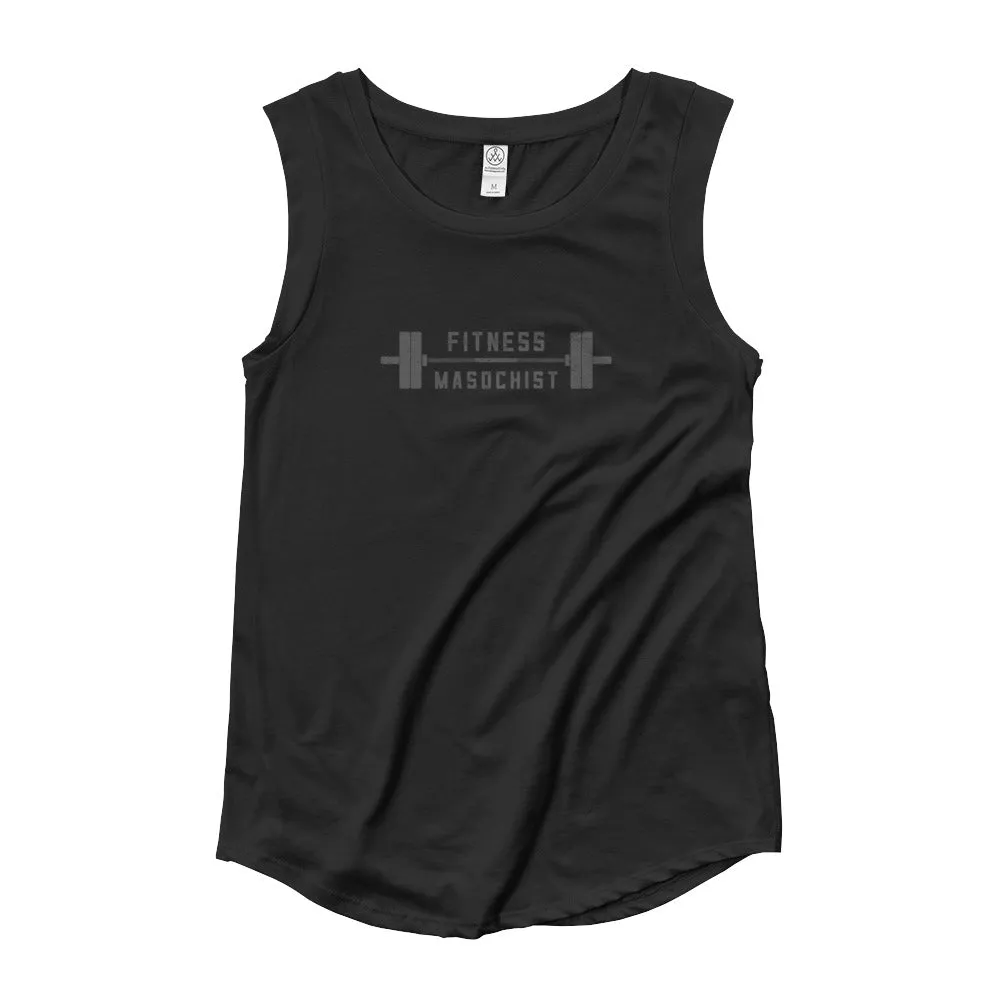 Fitness Masochist Ladies’ Cap Sleeve T-Shirt