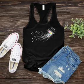 Floral Jellyfish Women's Tank Top