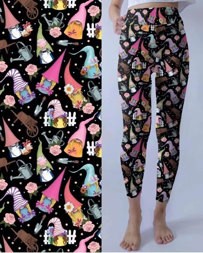 Garden gnome leggings