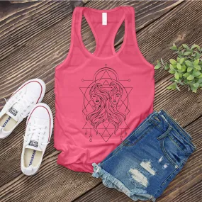 Gemini Geometric Twins Women's Tank Top