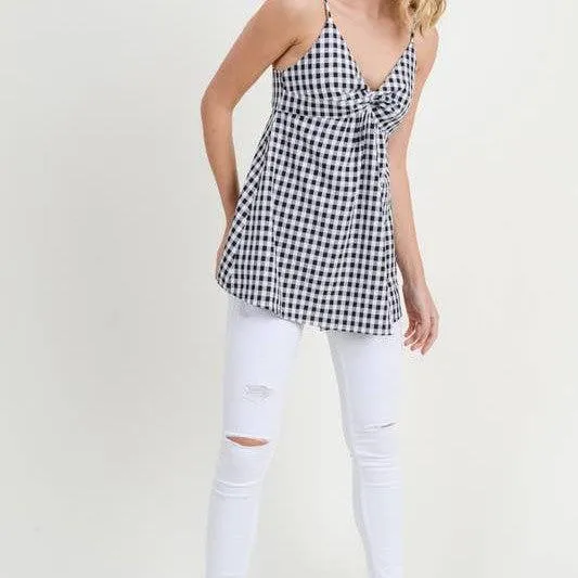 Gina Gingham Tank