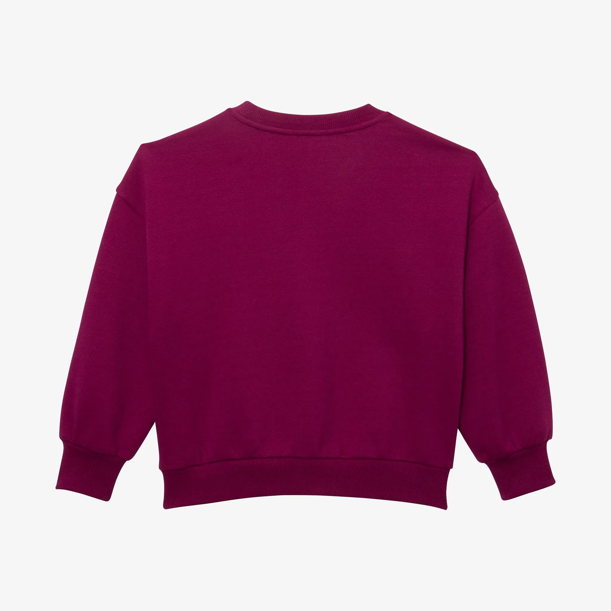 Girls' purple sweatshirt