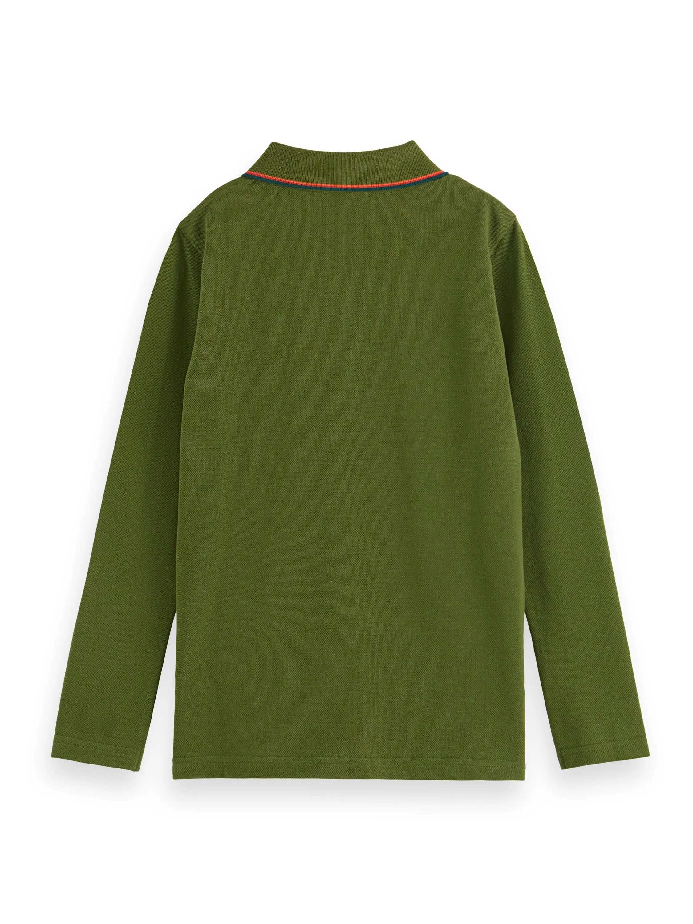 Green Long-sleeved Polo