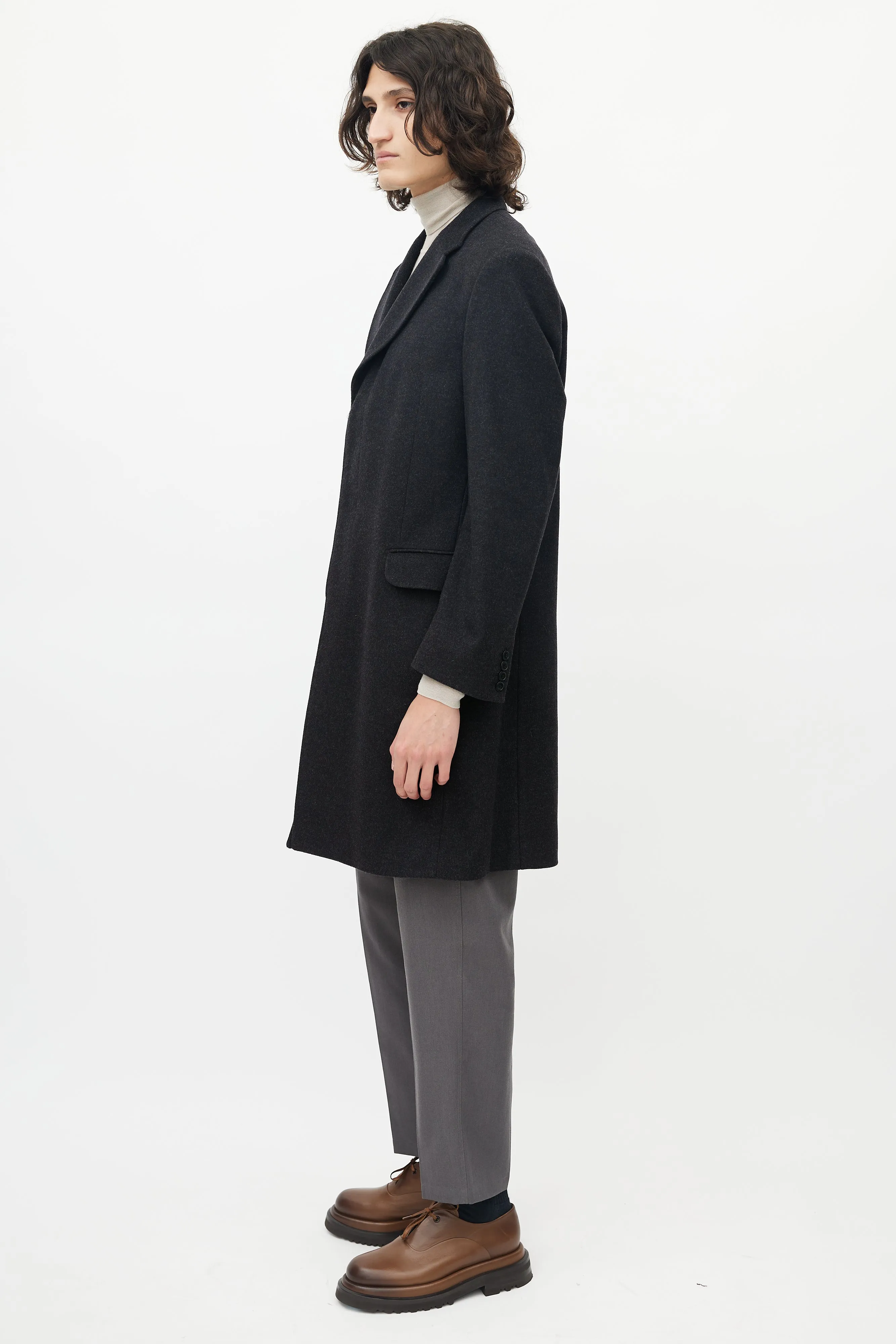 Grey Wool Coat