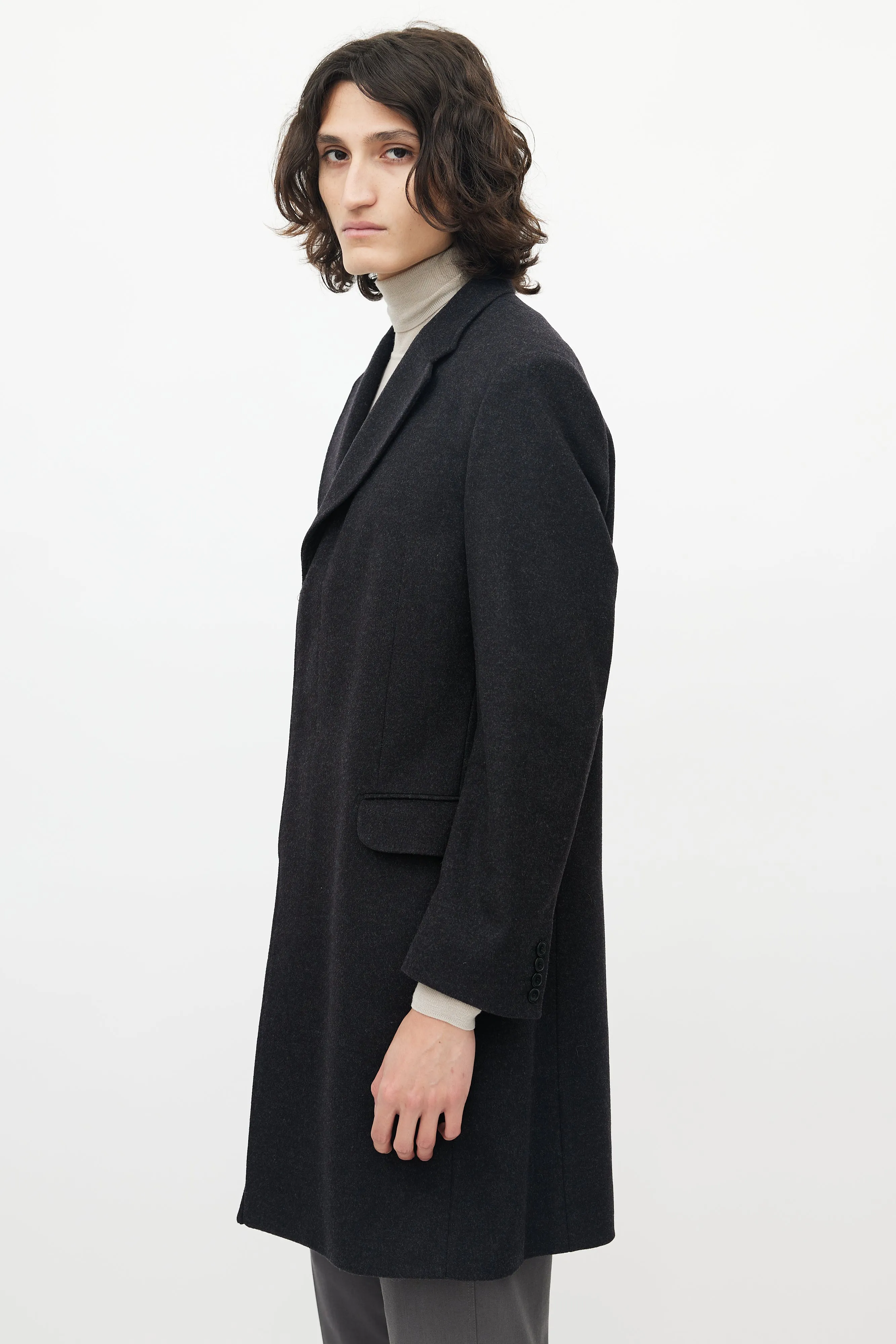 Grey Wool Coat