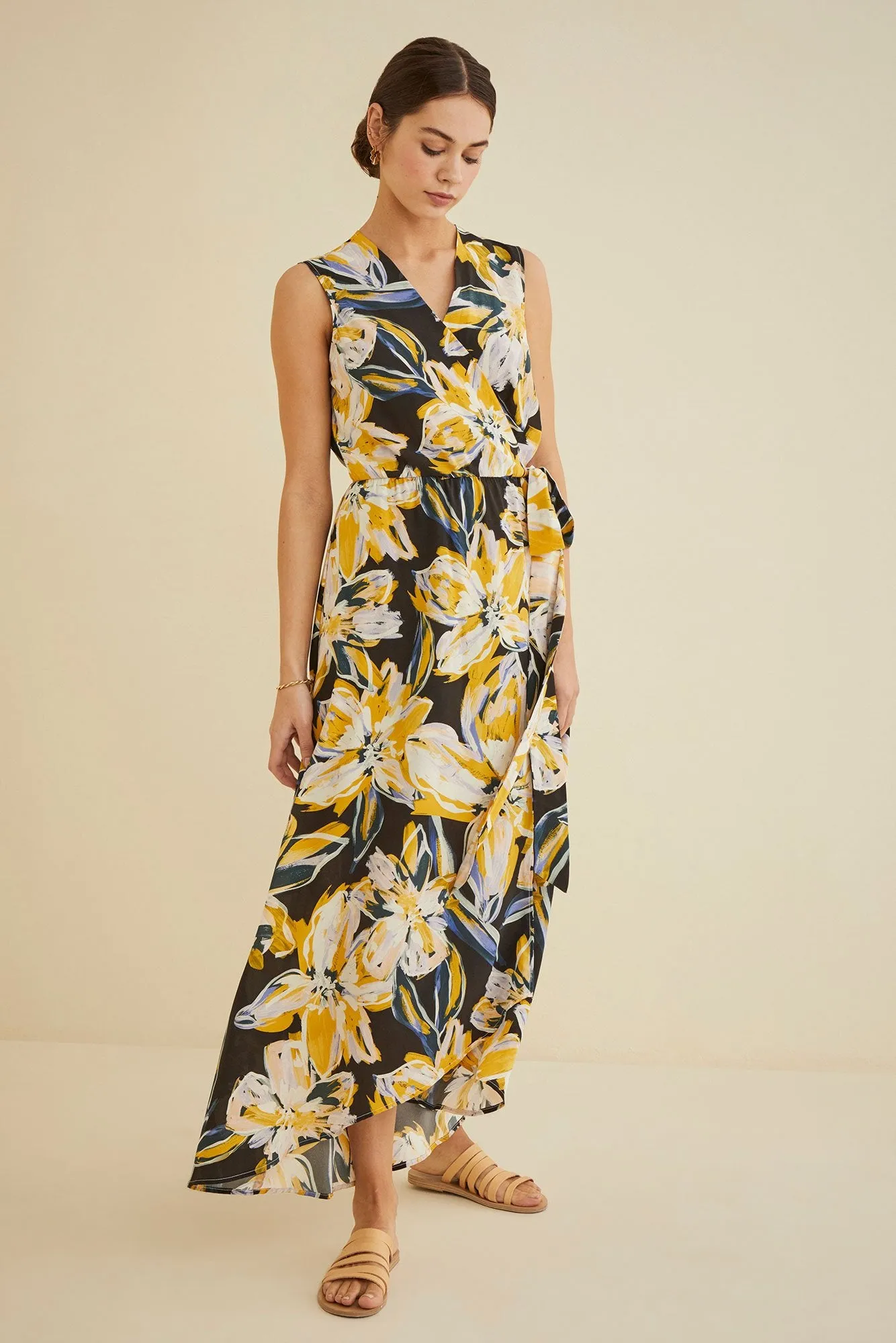 Hanne Silk Maxi Dress