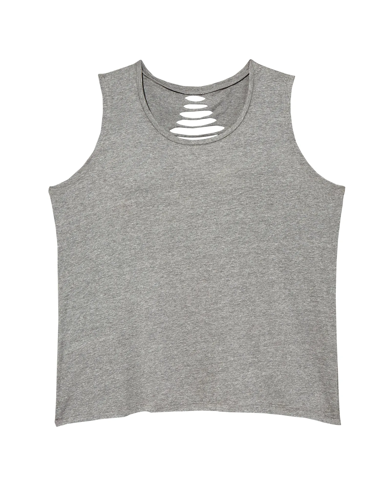 Harissa Tank with Open Back | Charcoal Grey