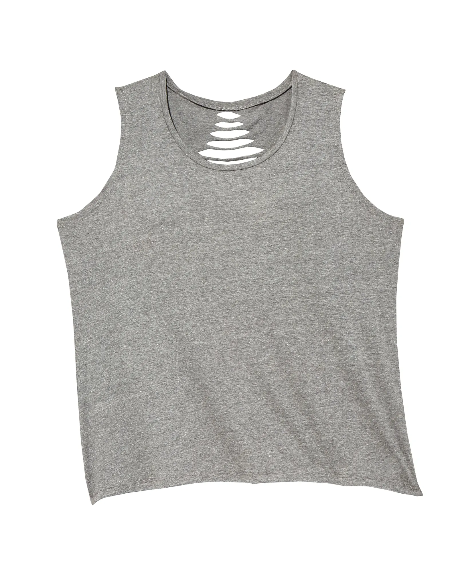 Harissa Tank with Open Back | Charcoal Grey