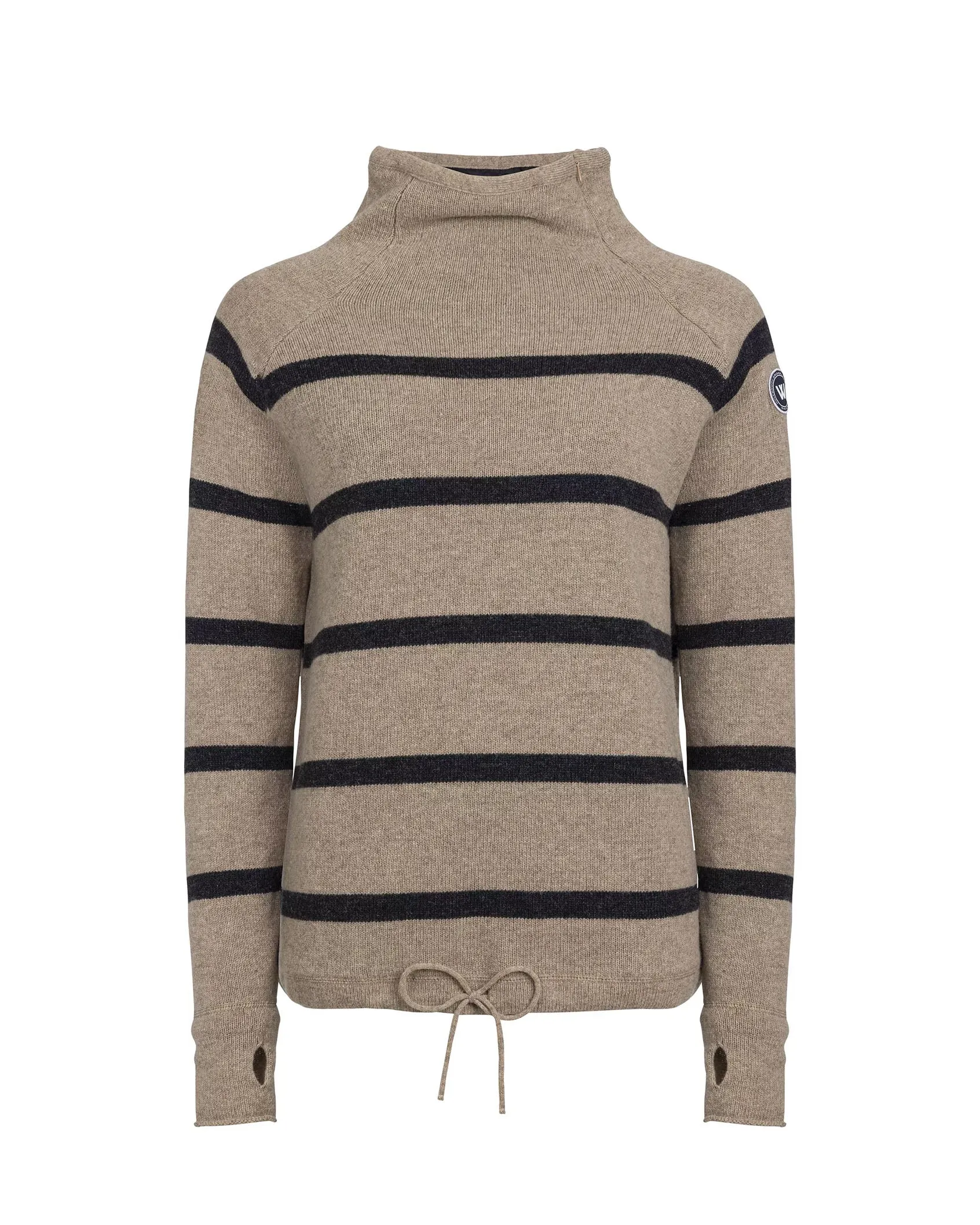 Holebrook Martina Khaki & Anthracite Stripe Windproof