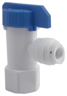 Home RO Tank Shut-Off Valve | 1/4" | DoubleSeal Tank Valve for H-S3200PW RO Water Tank