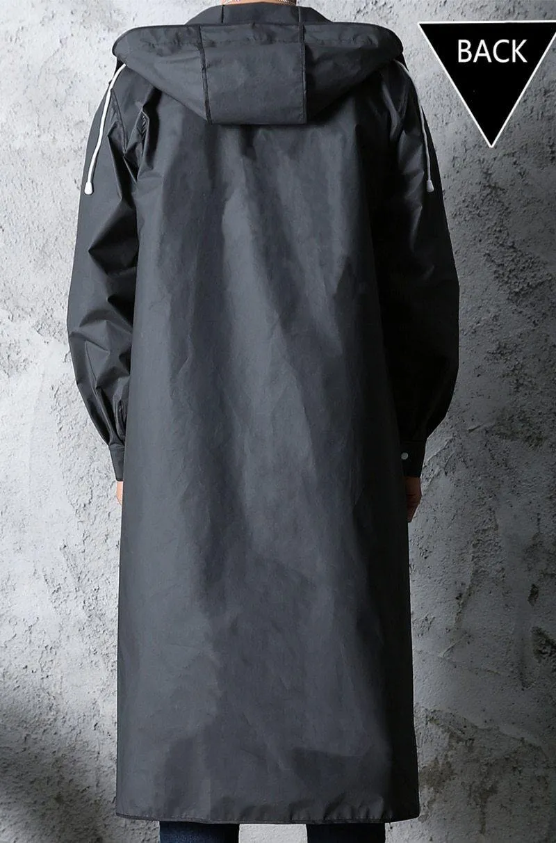 Hooded Elegant Thick Unisex Raincoat