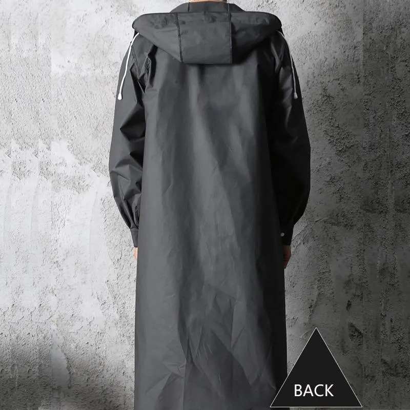 Hooded Elegant Thick Unisex Raincoat