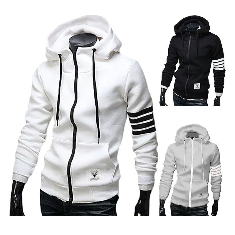 Hooded Zip Pullover Sweatshirts