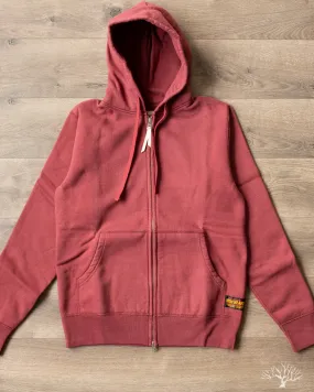 IHSW-10-BUR - Ultra Heavyweight Loopwheel Zip Up Hoody - Burgundy