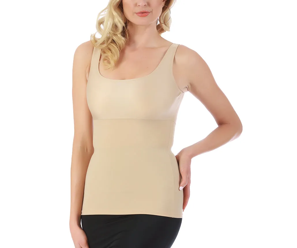 Instant Figure Empire Seam Tank Top Shapewear WT4061