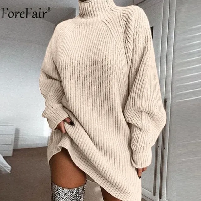 Ishani Long Sleeve Sweater Dress