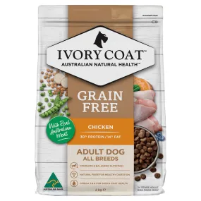 Ivory Coat Grain Free Chicken Adult Dog Dry Food 2kg