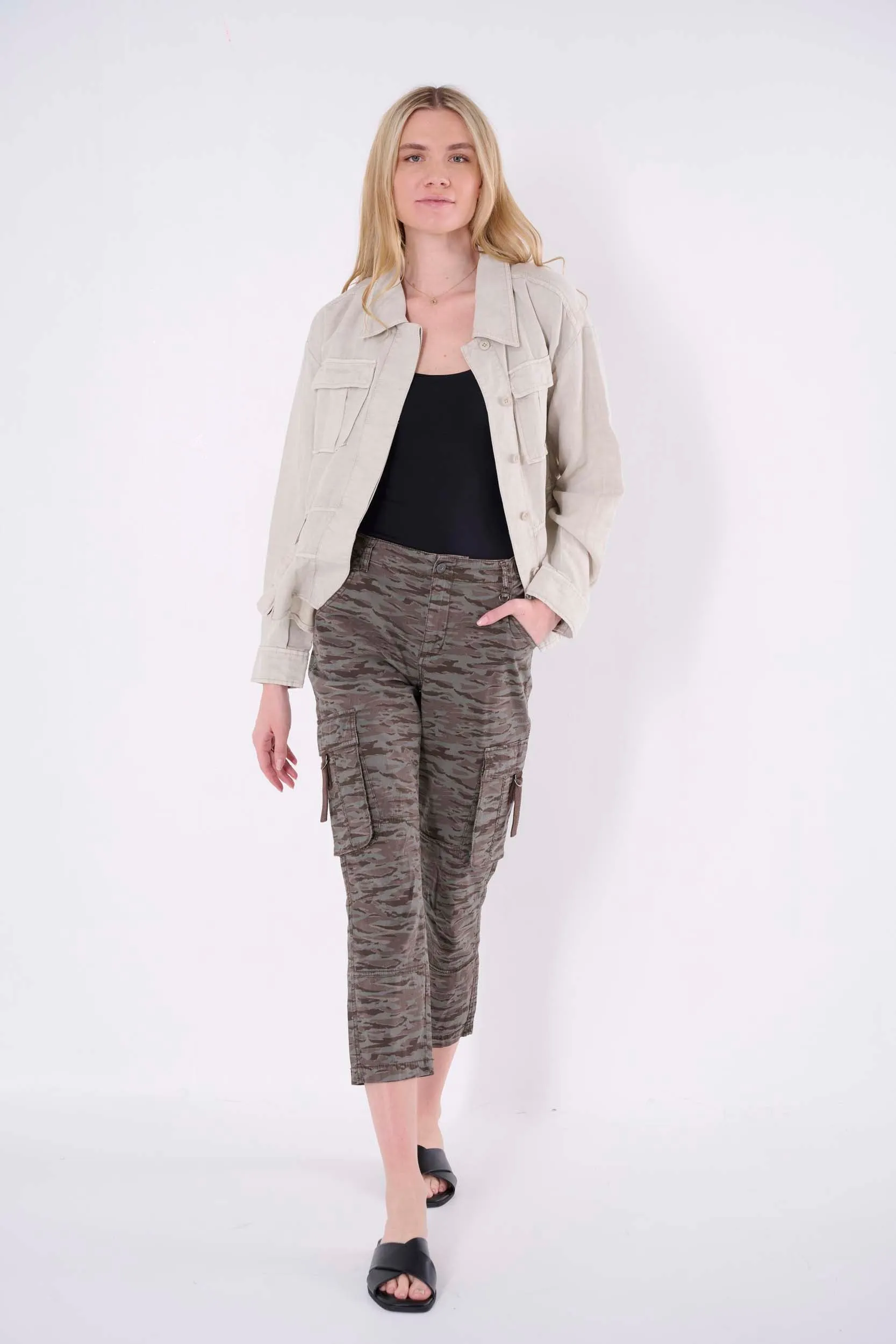 Janie Printed Poplin Pant