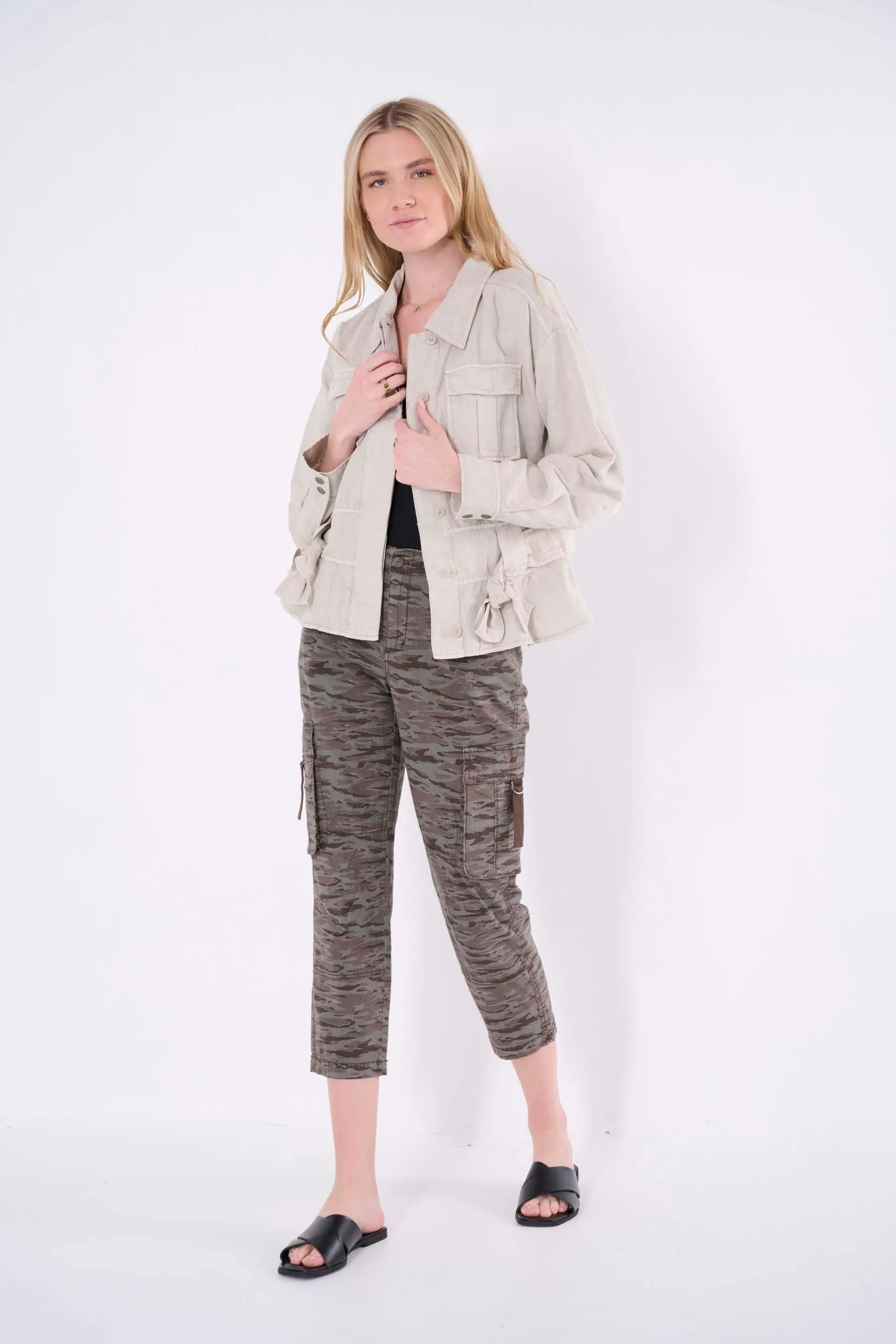 Janie Printed Poplin Pant