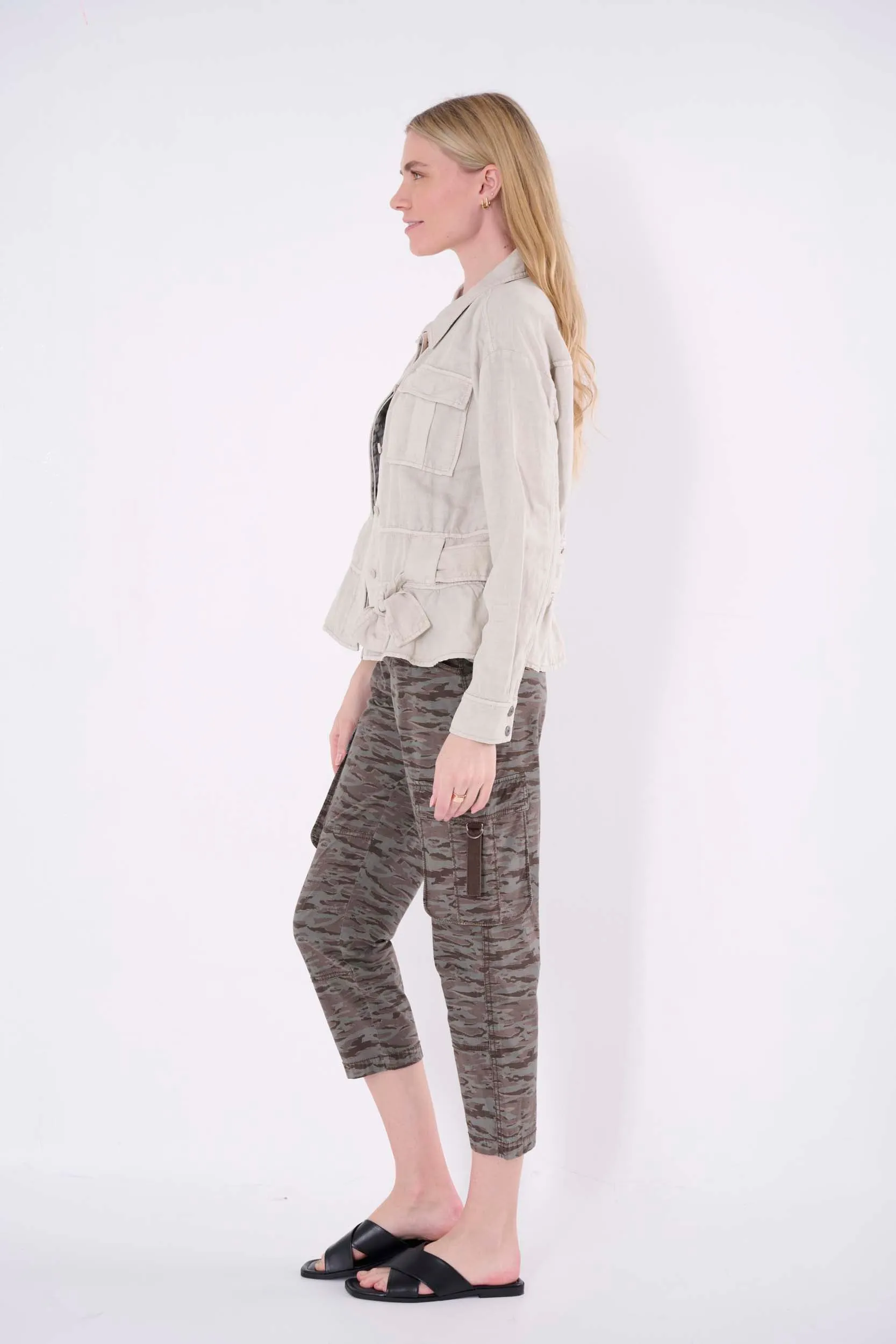 Janie Printed Poplin Pant