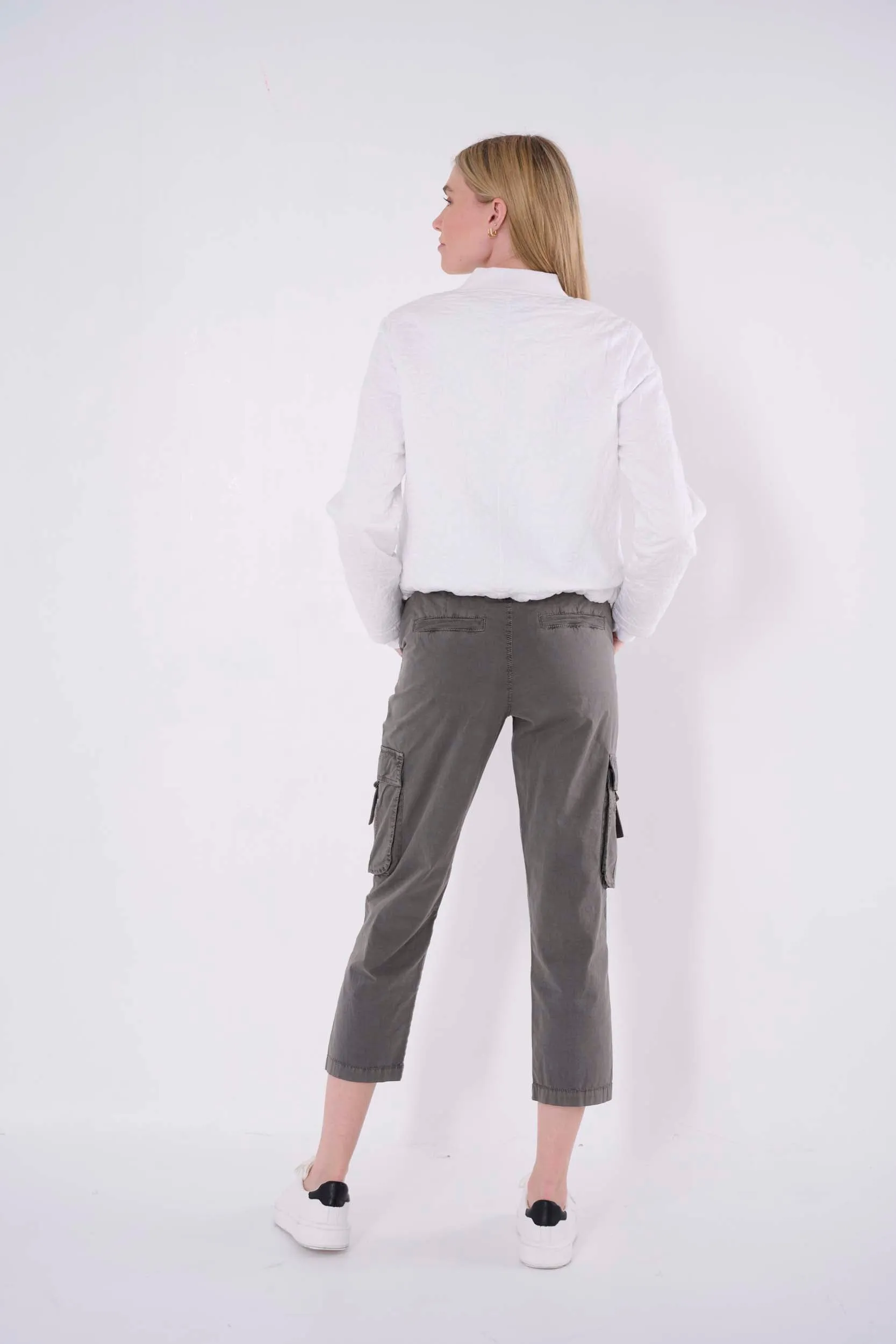 Janie Solid Stretch Poplin Pant