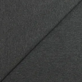 Jersey coton Bio anthracite chiné