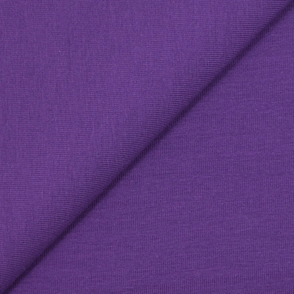 Jersey coton Bio violet