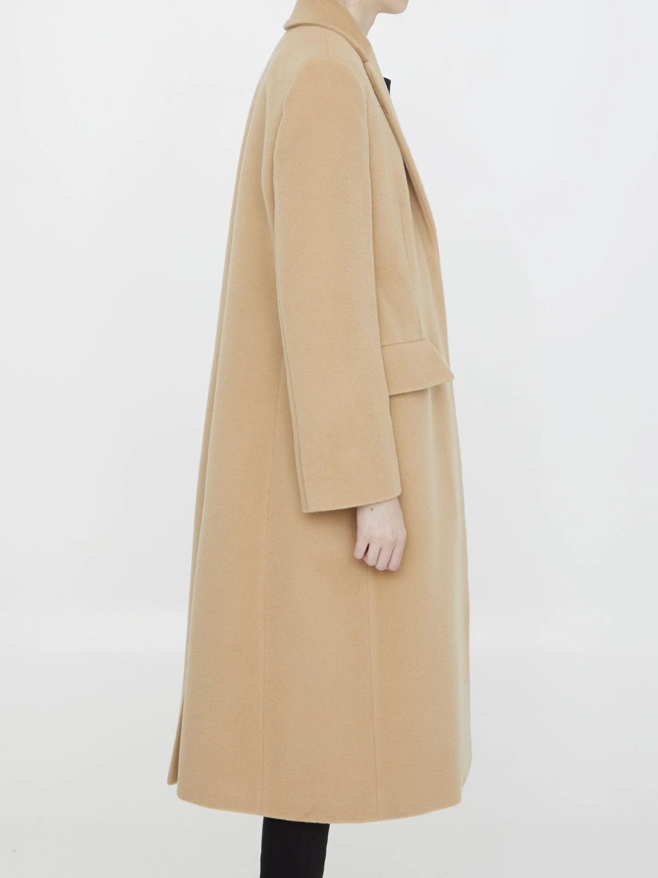 Jil Sander Single-breasted Wool Coat