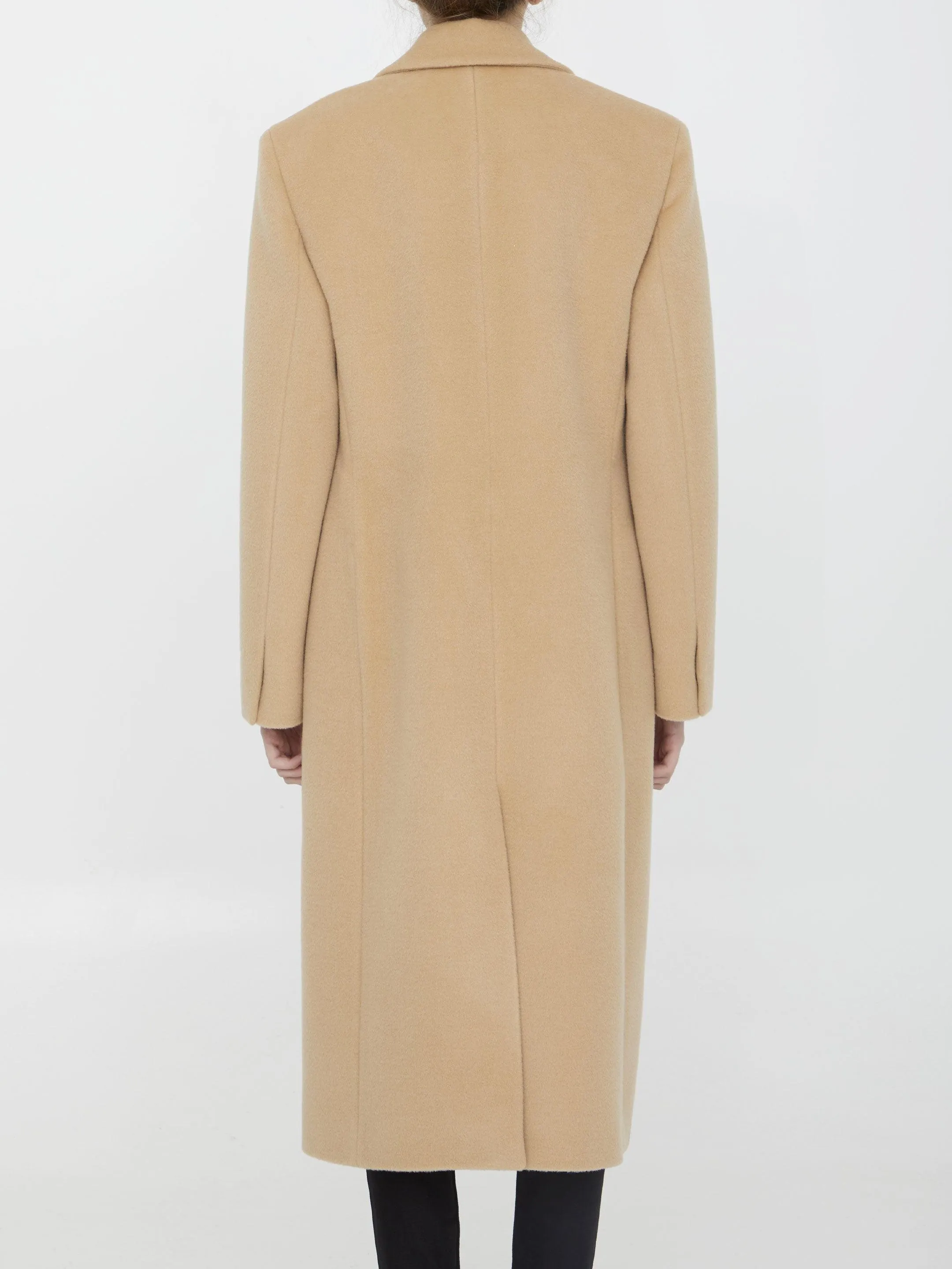 Jil Sander Single-breasted Wool Coat