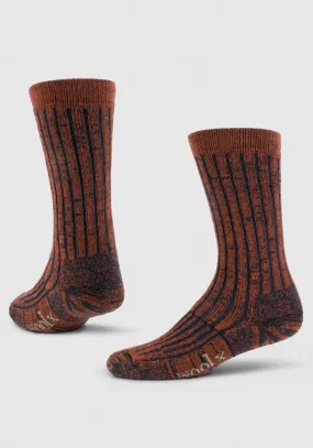 Joey Full Cushion Mid Calf Socks - Cinnamon Spice