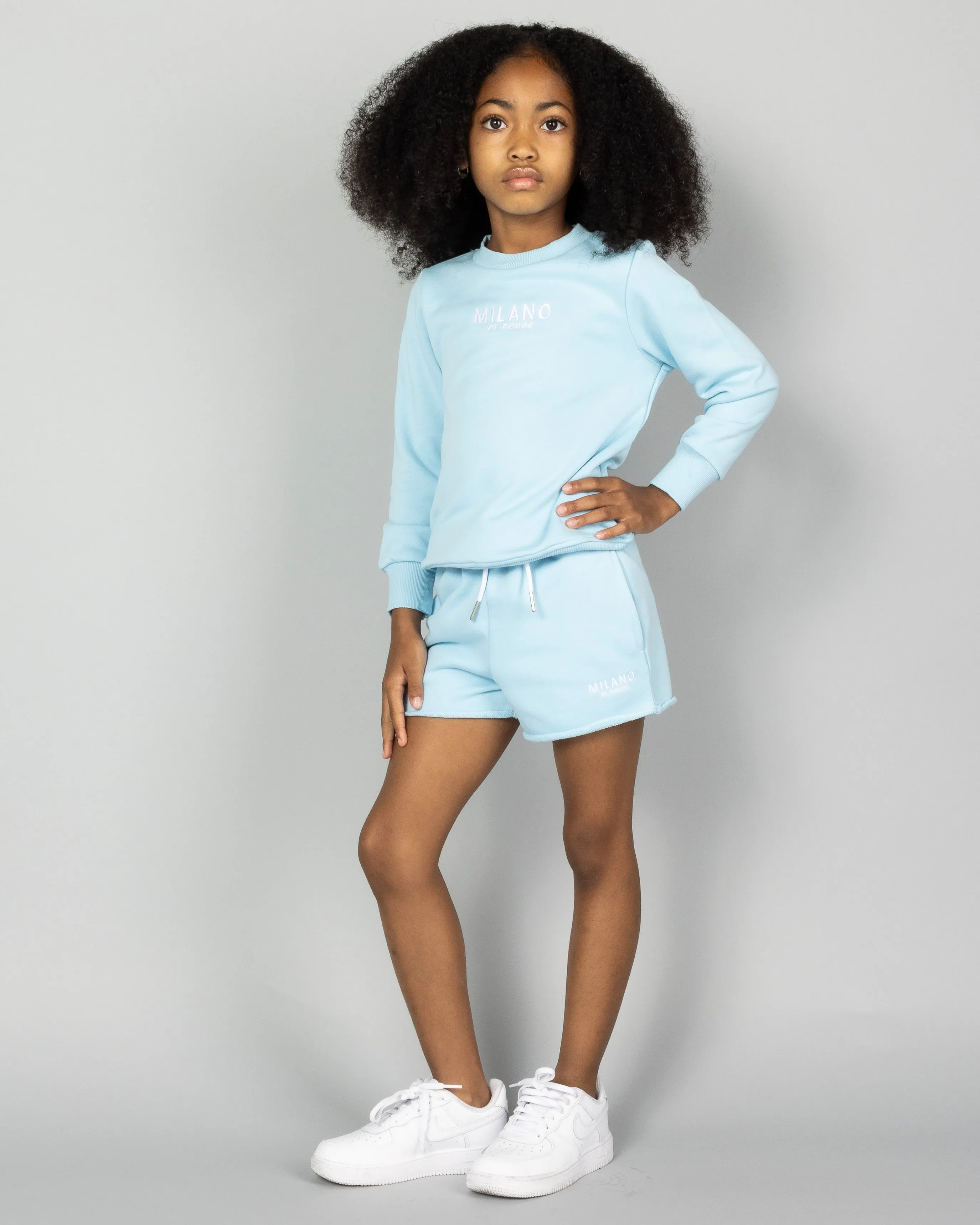 Kids Girl Summer Signature Fleece Shorts