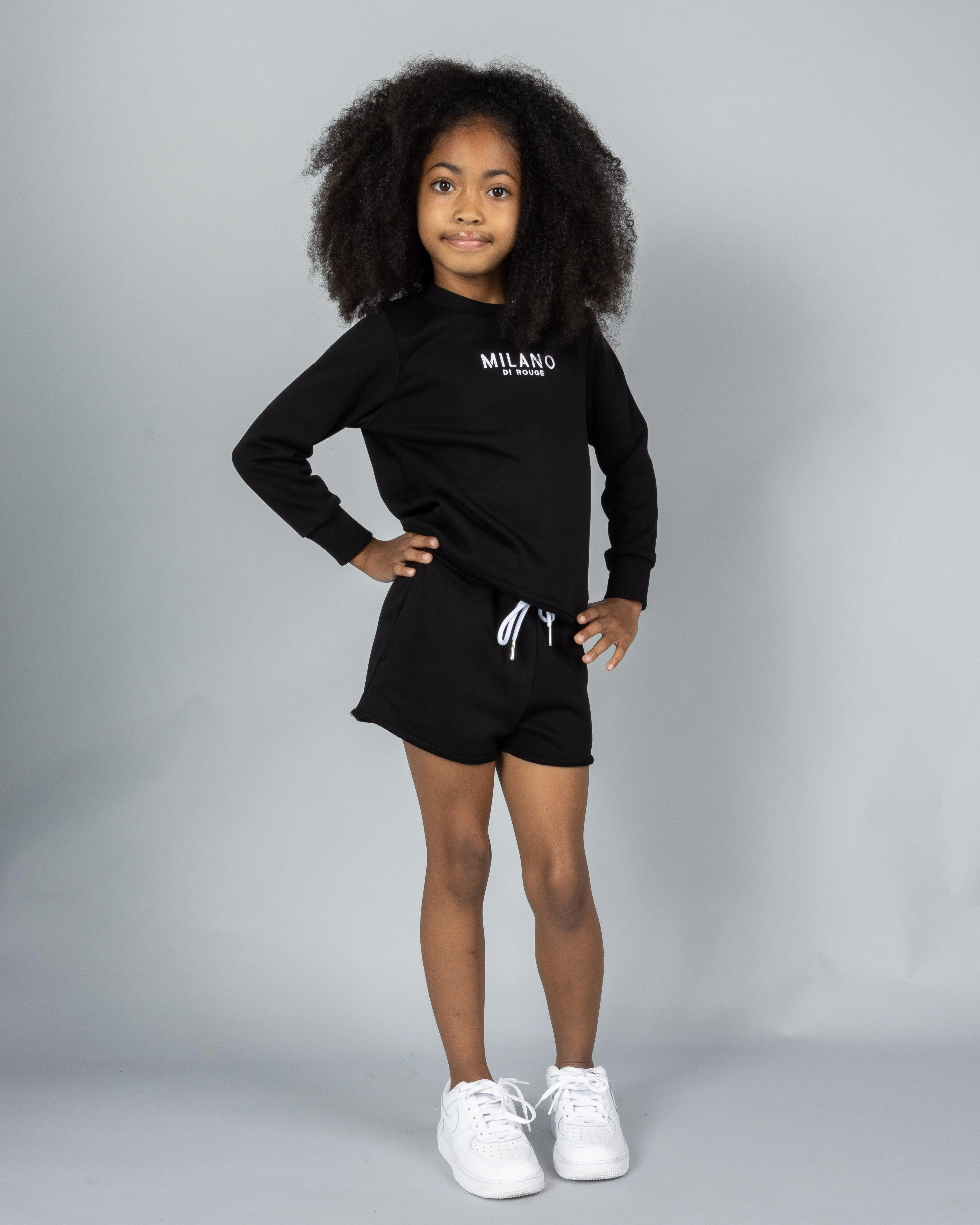 Kids Girl Summer Signature Fleece Shorts