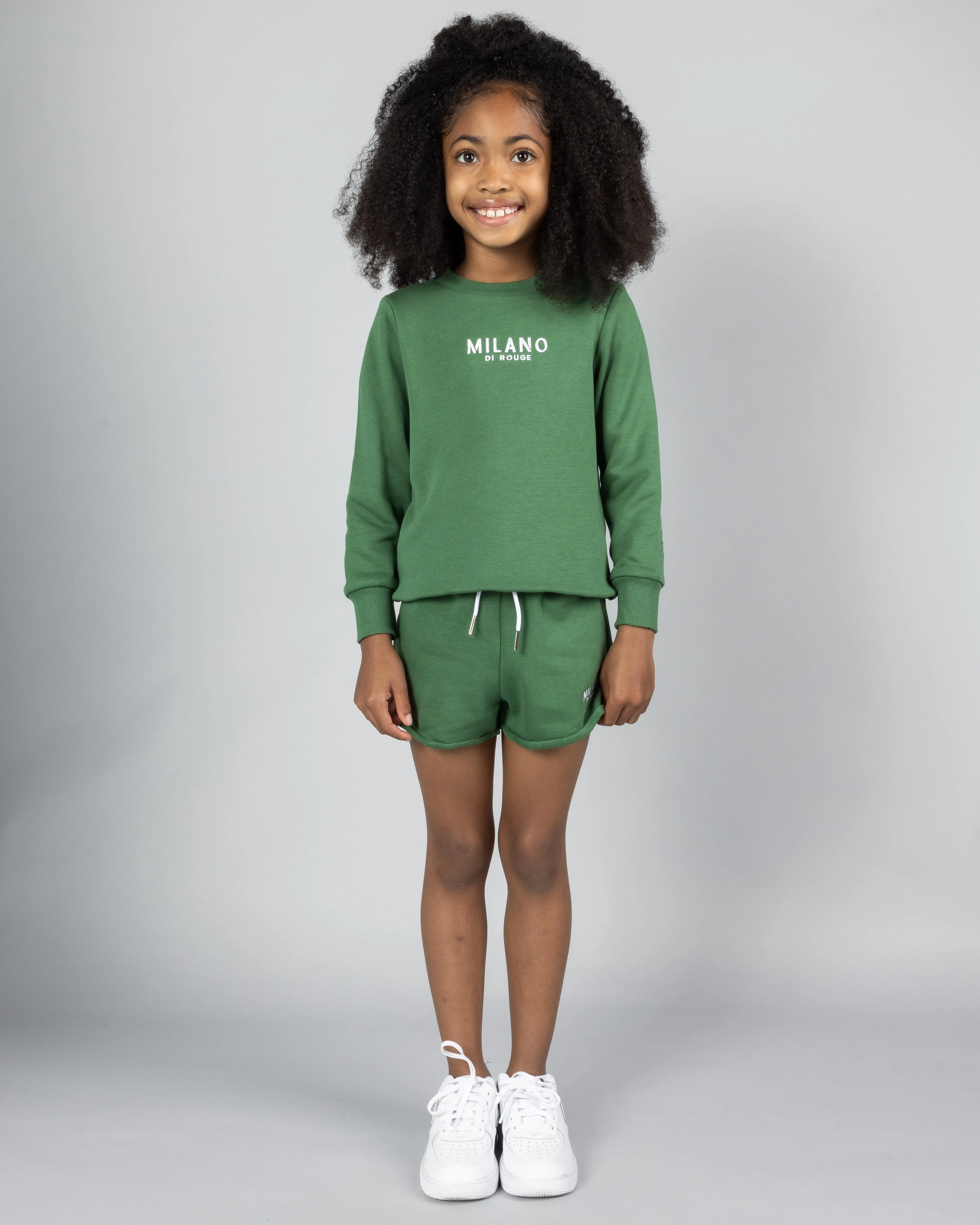 Kids Girl Summer Signature Fleece Shorts