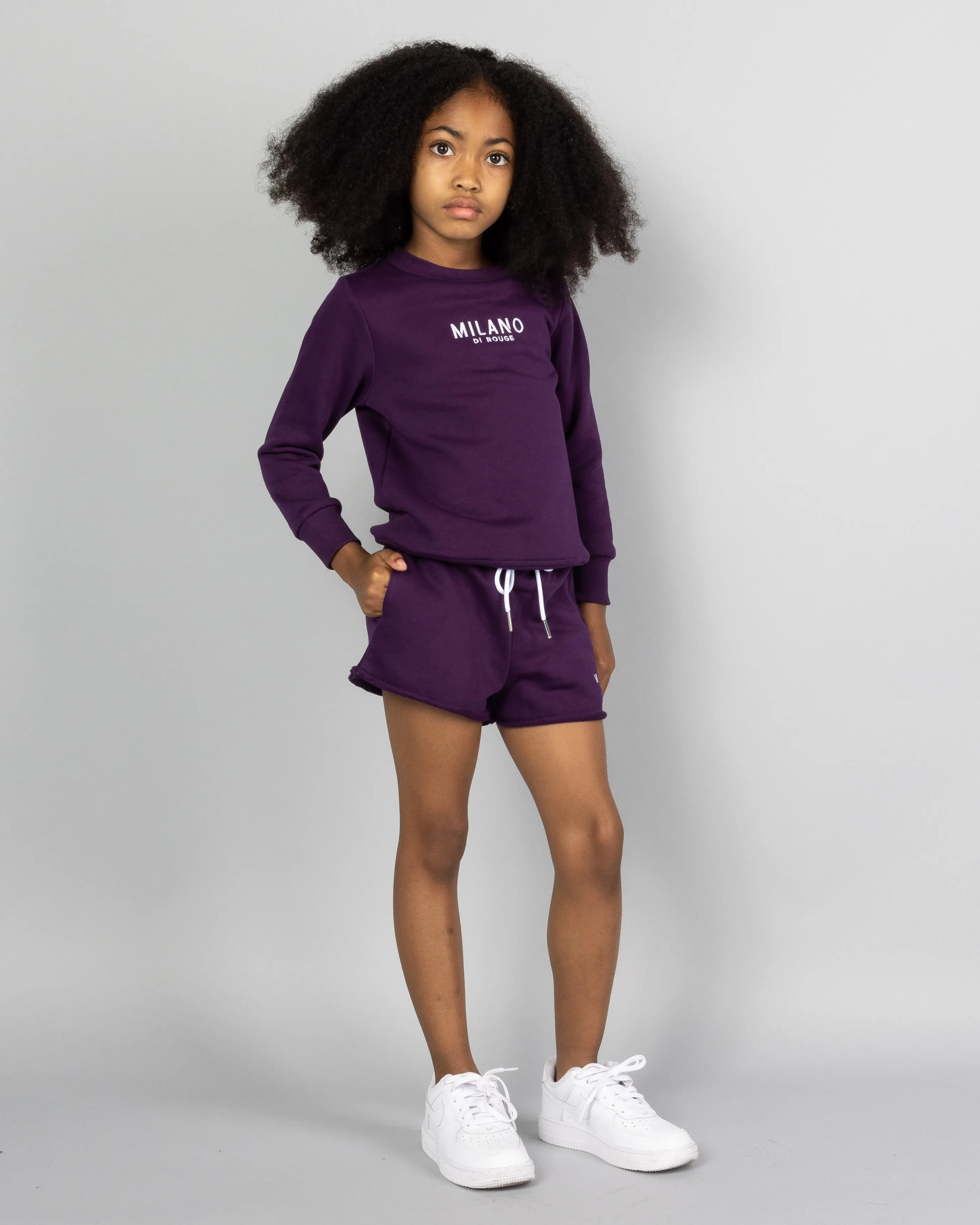 Kids Girl Summer Signature Fleece Shorts